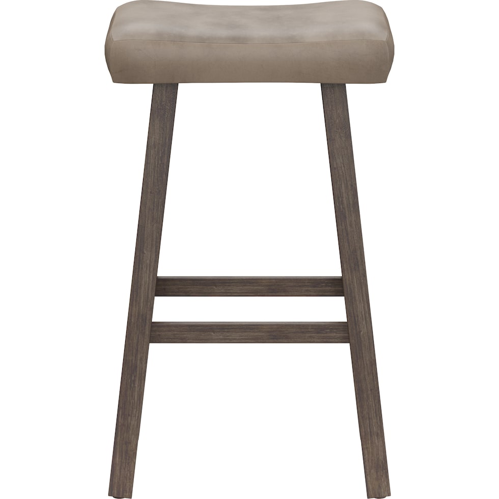 leana gray bar stool   