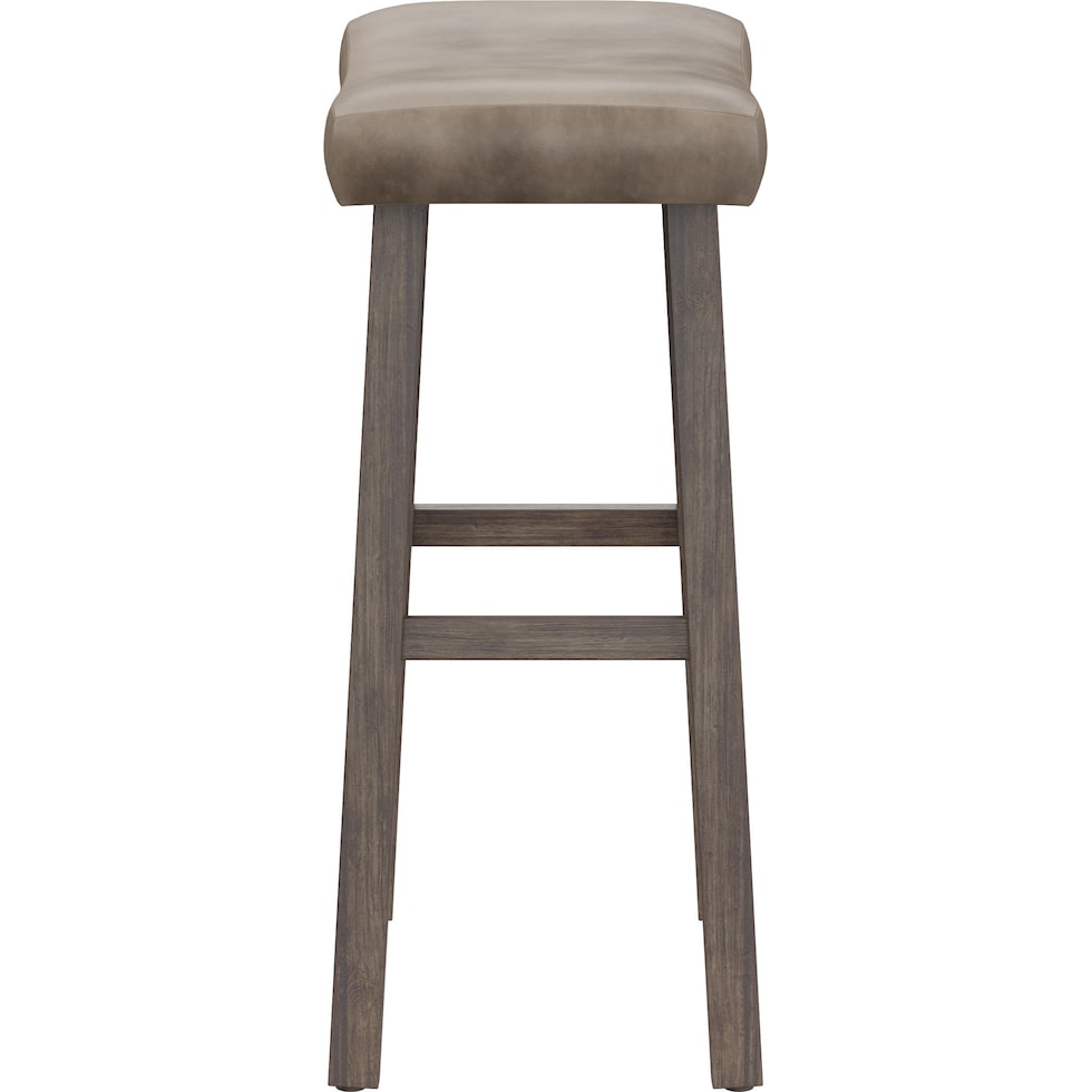 leana gray bar stool   