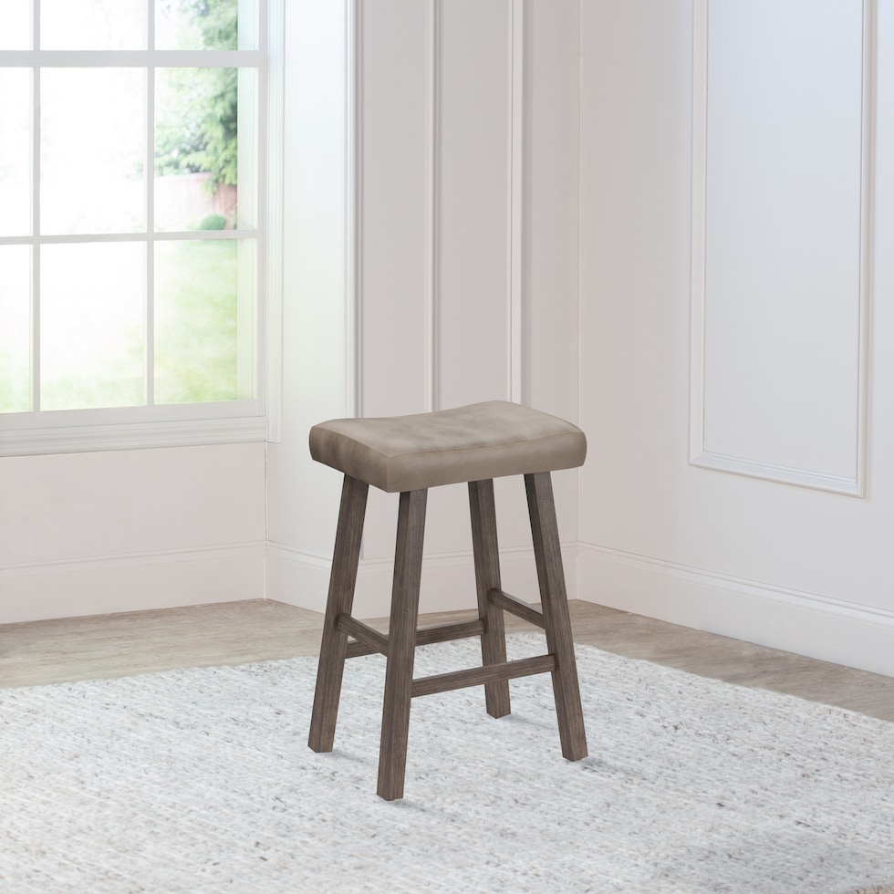 leana gray counter height stool   