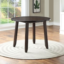 leandra dark brown  pc dining room   