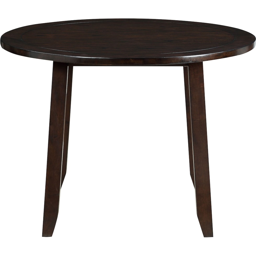 leandra dark brown  pc dining room   