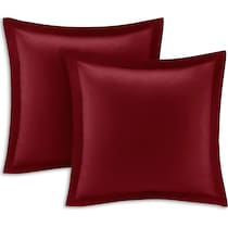 leanna red king bedding set   