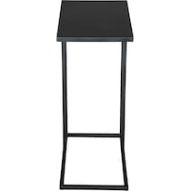 leary black side table   