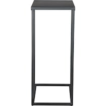 leary black side table   