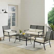 leavenworth black  pc outdoor living   