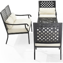leavenworth black  pc outdoor living   