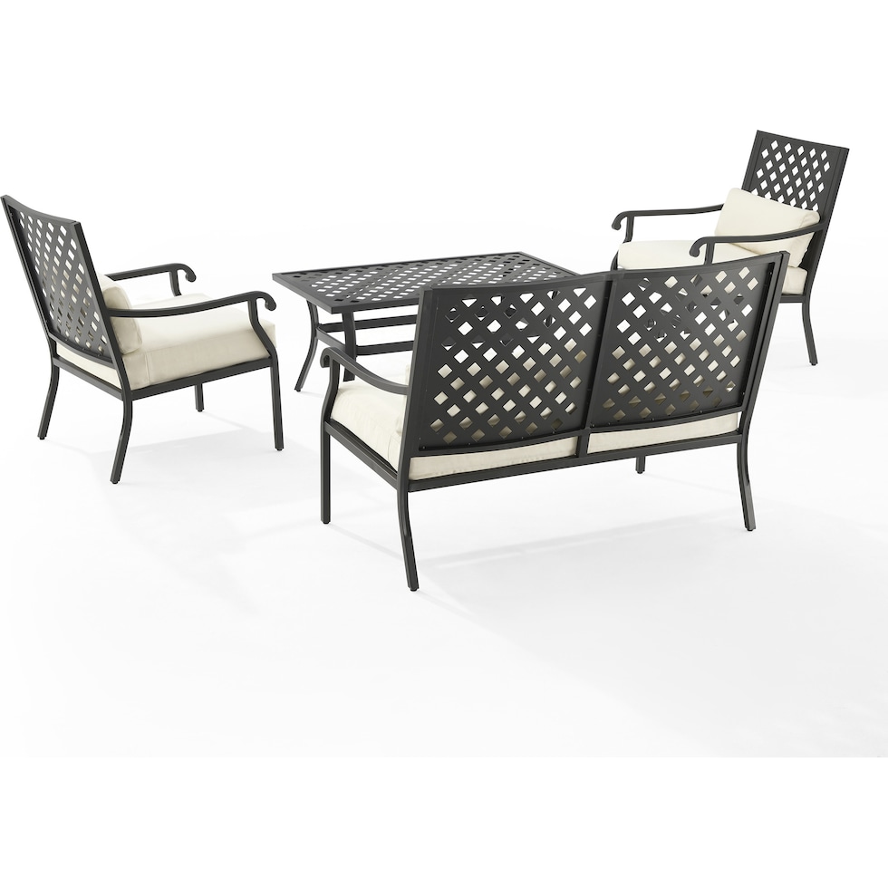 leavenworth black  pc outdoor living   