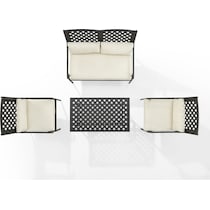 leavenworth black  pc outdoor living   