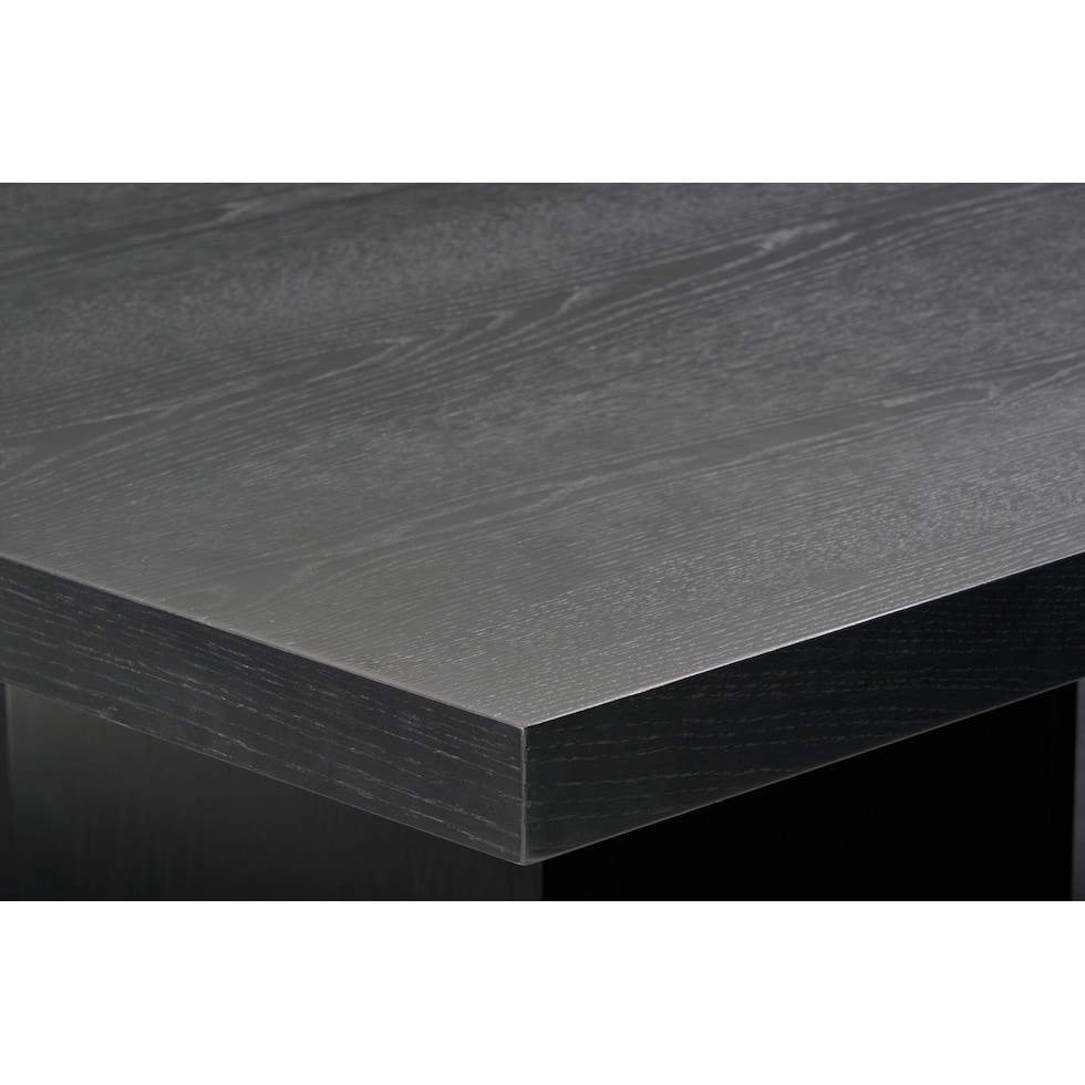 ledger black coffee table   