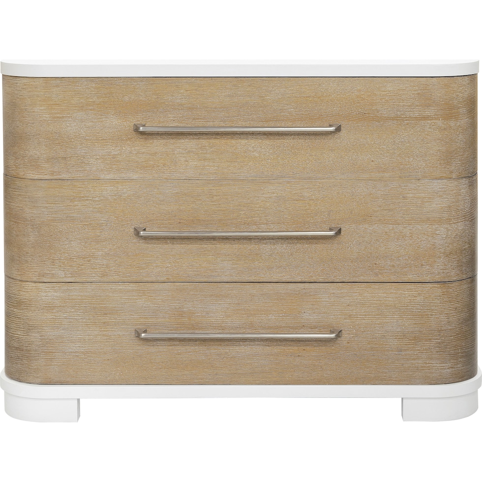 ledger light brown accent chest   