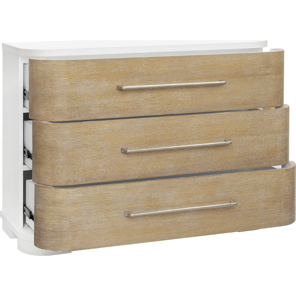 ledger light brown accent chest   