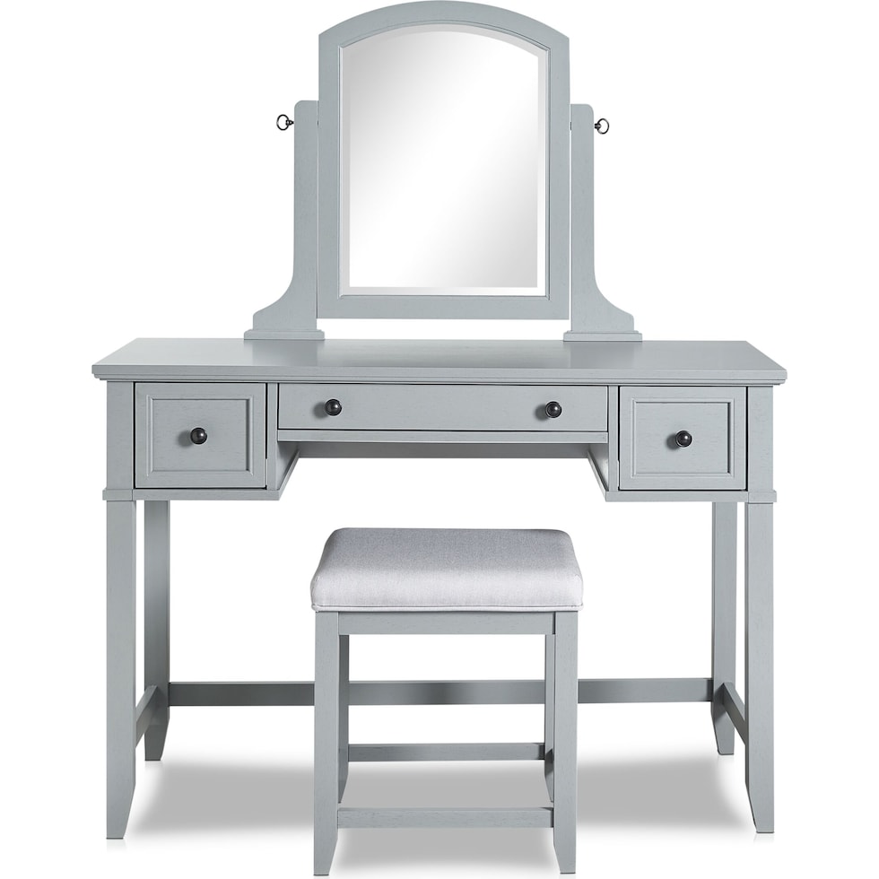 leia gray vanity   