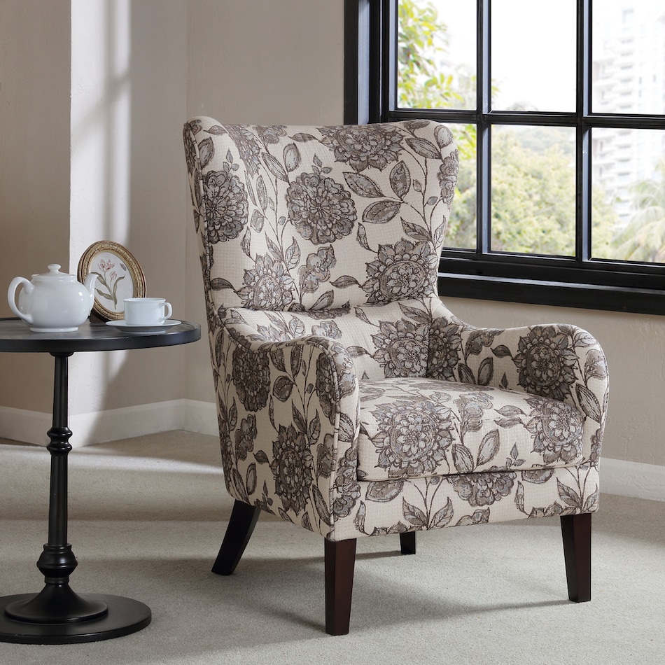 leighton multicolor accent chair   
