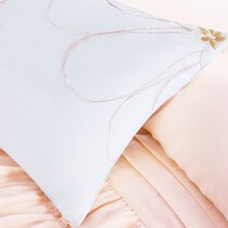 leilani pink full queen bedding set   