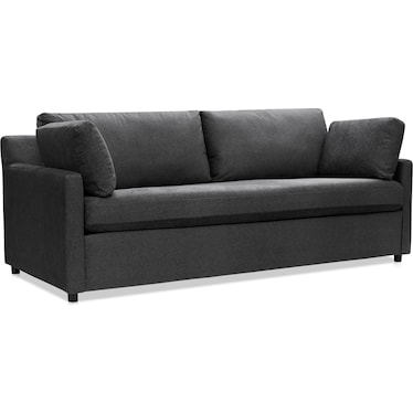 Lena Sofa, Loveseat and Chair Set - Charcoal