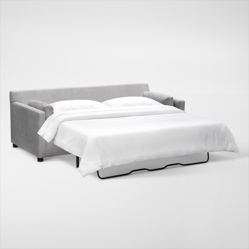 lena gray sleeper sofa web   