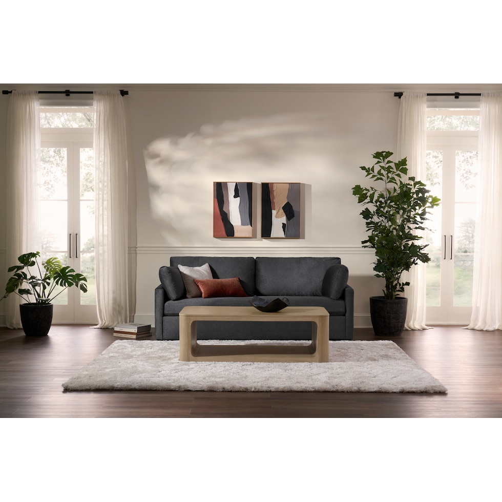lena gray sofa   