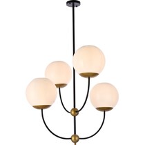 lennon lighting black chandelier   