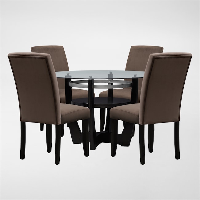 Dining Room Furniture - Lennox Dining Table and 4 Dining Chairs