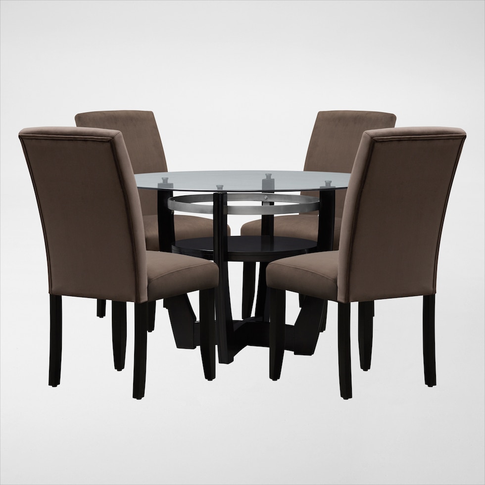 lennox dark brown  pc dining room web   