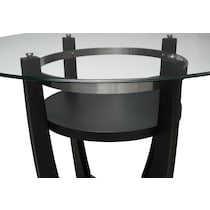 lennox dark brown counter height dining table   