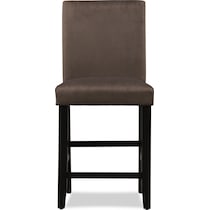 lennox dark brown counter height stool   