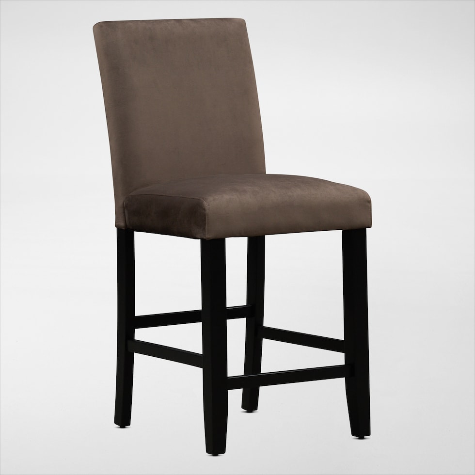 lennox dark brown counter height stool web   