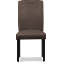 lennox dark brown dining chair   