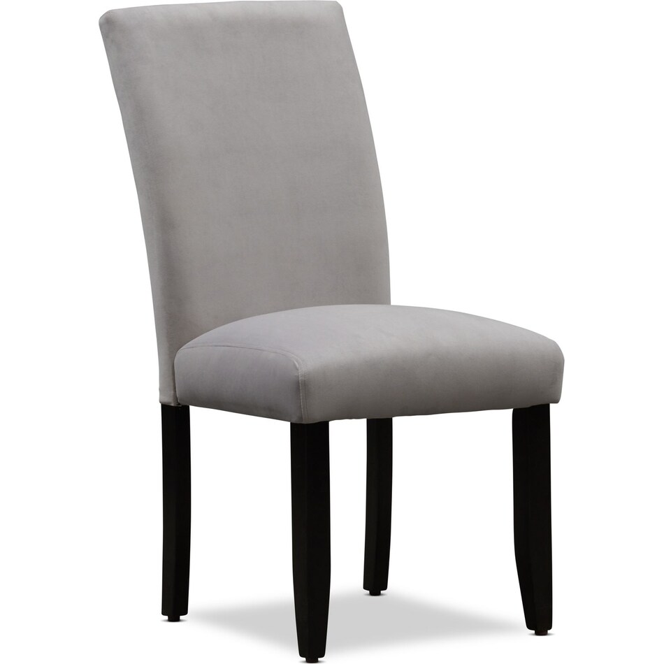lennox gray dining chair   