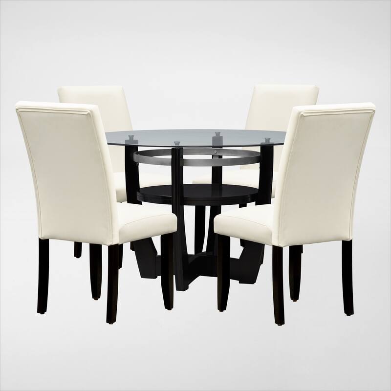 Lennox Dining Table and 4 Dining Chairs American Signature Furniture