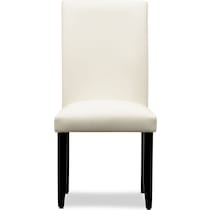 lennox white dining chair   