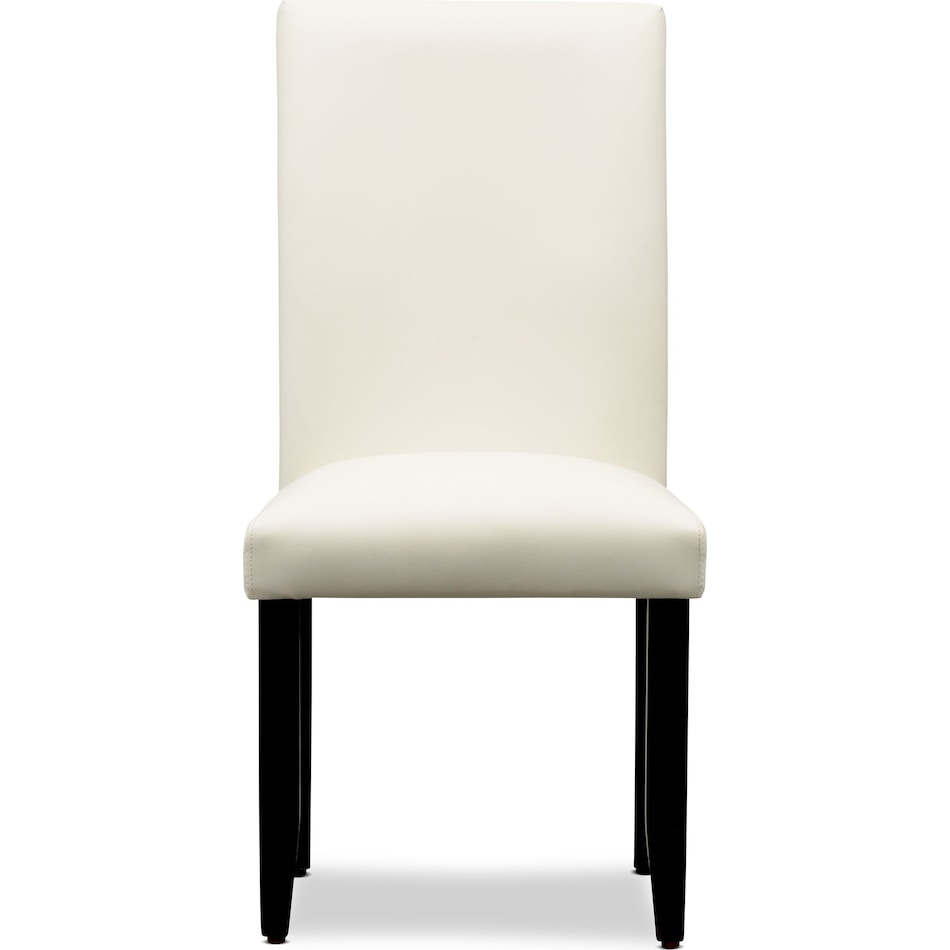 lennox white dining chair   