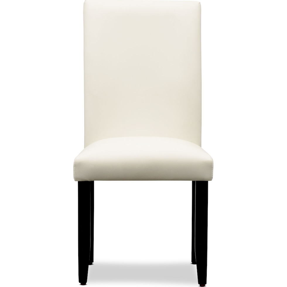 lennox white dining chair   