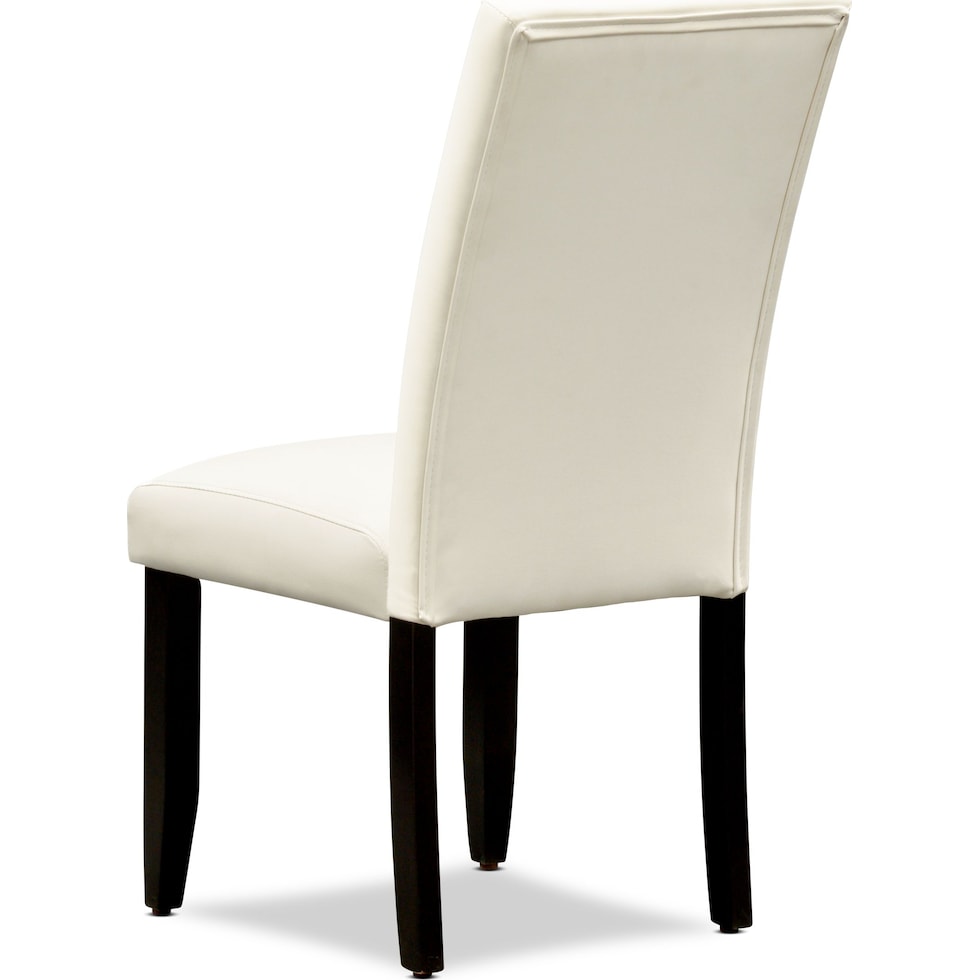 lennox white dining chair   