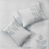 lenora blue king bedding set   