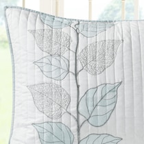 lenora blue king bedding set   