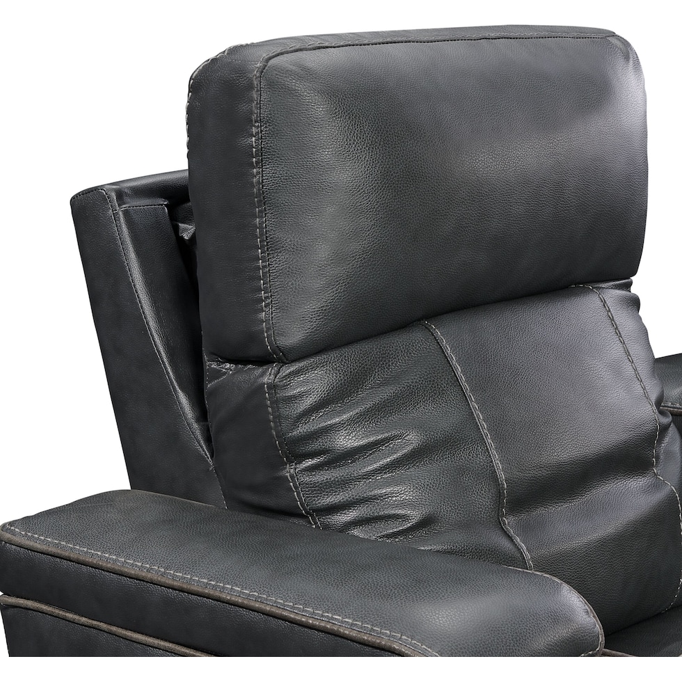 leo gray  pc power home theater sectional   