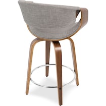 leo gray counter height stool   