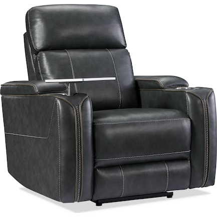 Leo Triple-Power Recliner - Charcoal