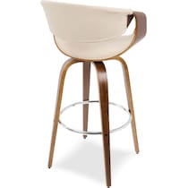 leo white bar stool   