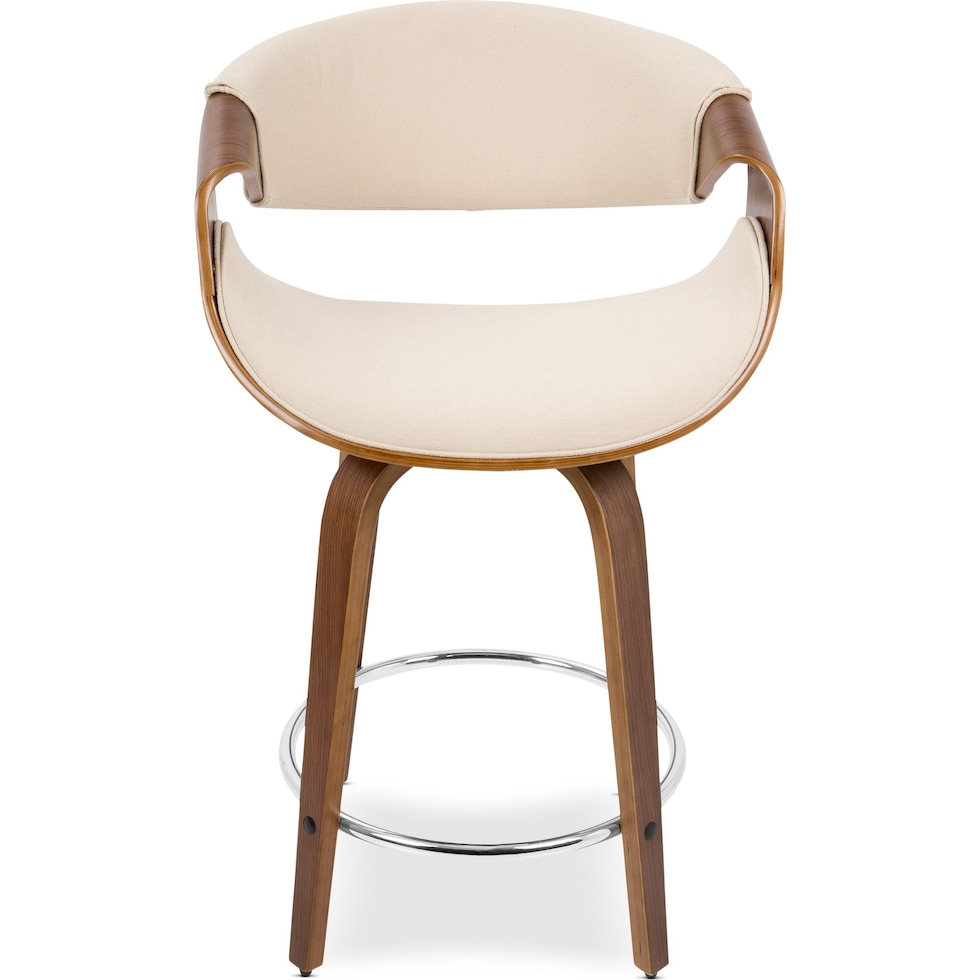 leo white counter height stool   