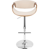leo white counter height stool   