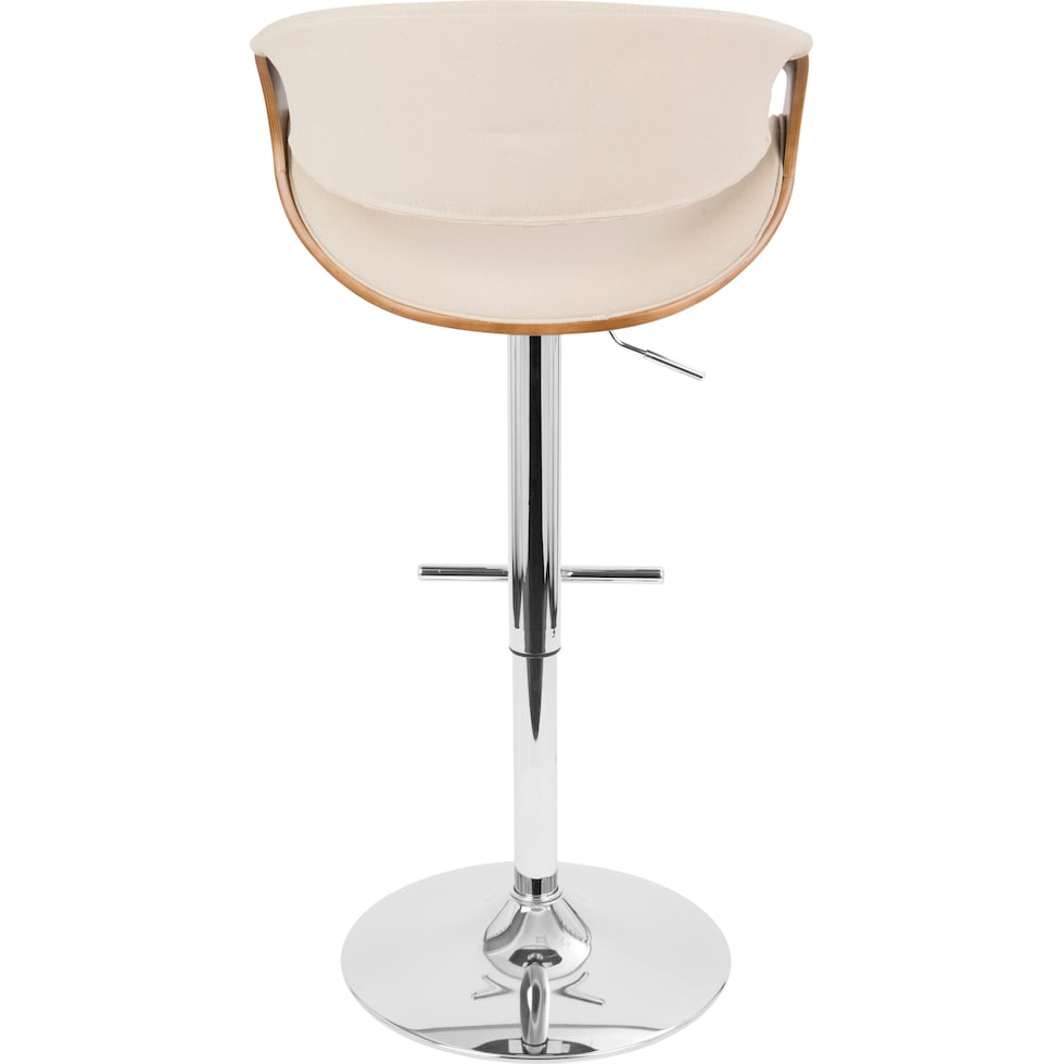 leo white counter height stool   