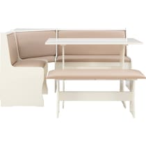 leonie white corner nook   