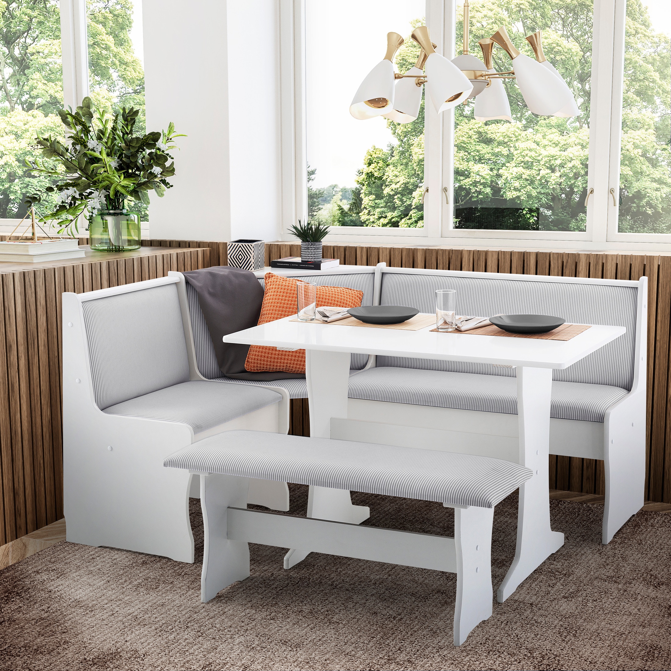 Wayfair olivia 3 piece breakfast nook hot sale