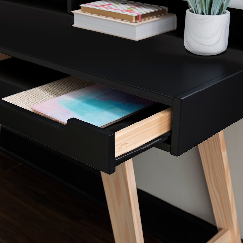 leonora black desk   