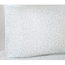 leslie blue full queen bedding set   