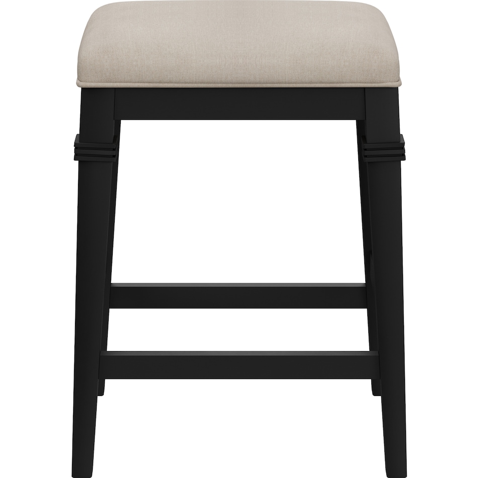 lethabo black counter height stool   