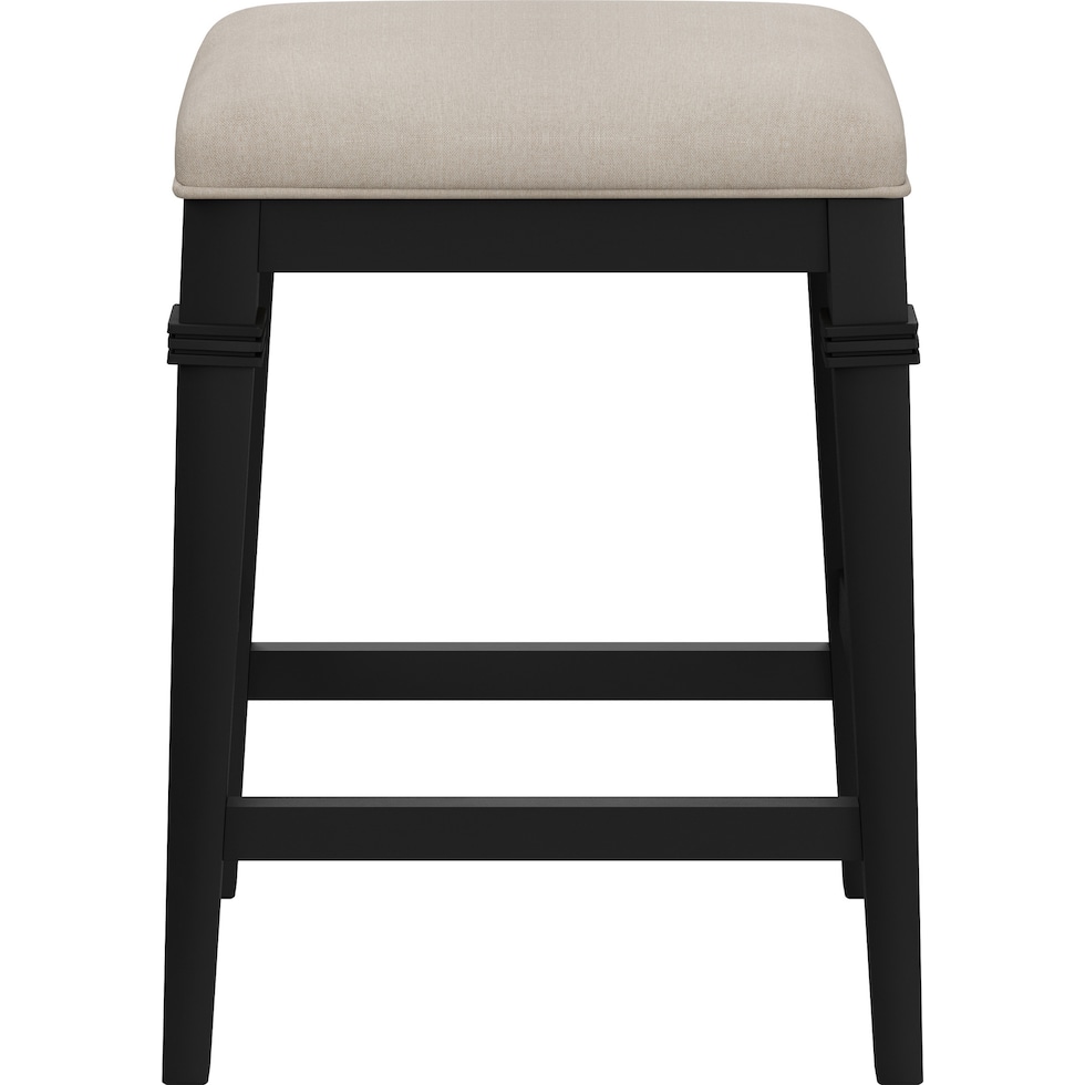 lethabo black counter height stool   