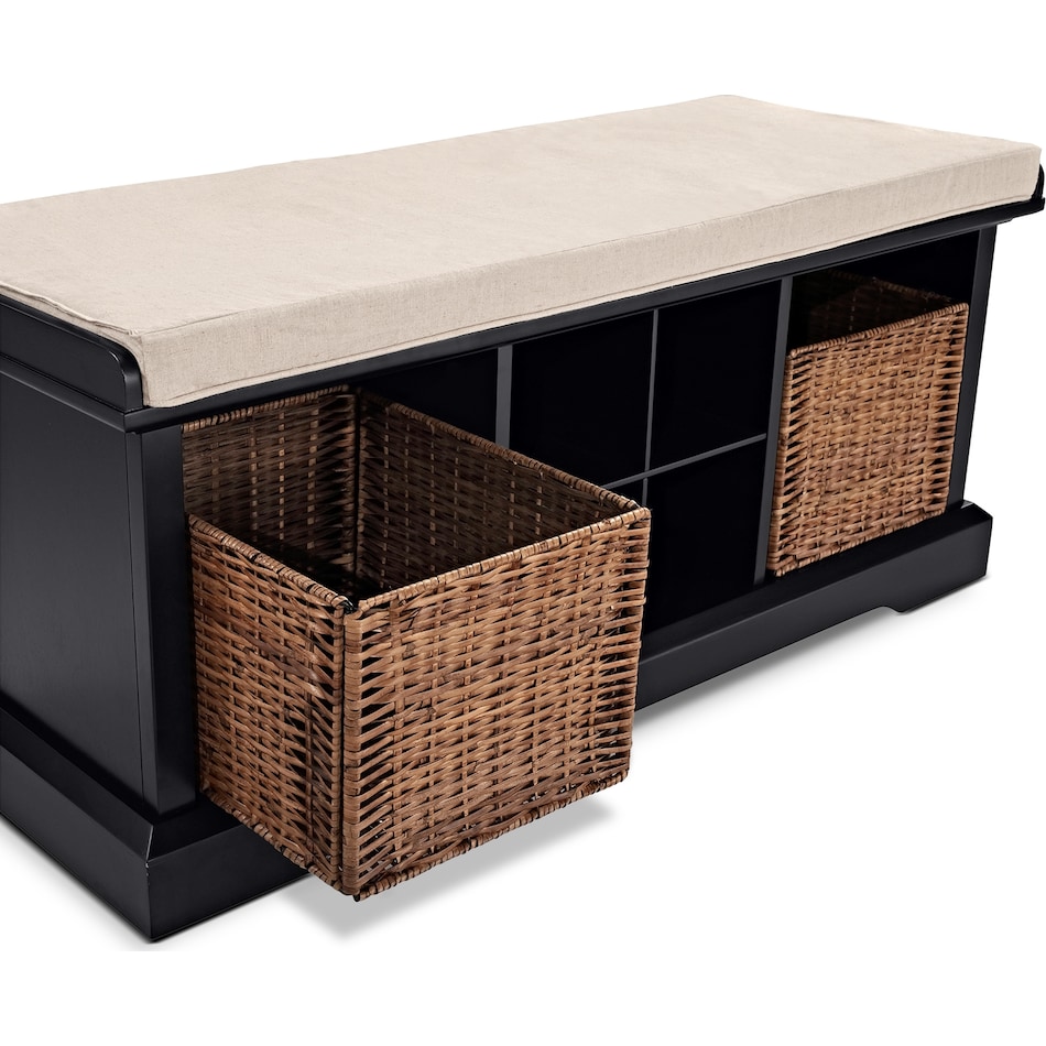 Levi Entryway Storage Bench American Signature Furniture